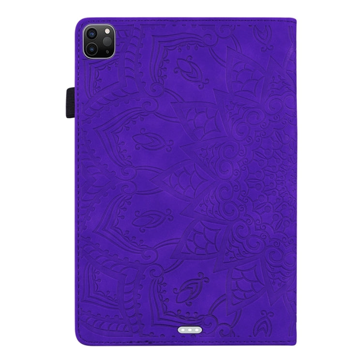 For iPad Pro 13 2024 Calf Texture Embossed Leather Tablet Case(Purple) - iPad Pro 13 2024 Cases by PMC TechLife | Online Shopping South Africa | PMC TechLife | Buy Now Pay Later Mobicred