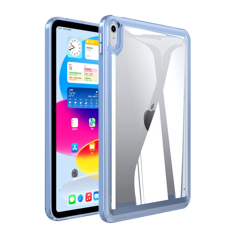 For iPad Air 11 2025 / 2024 Transparent Acrylic Tablet Case(Blue) - iPad Air 11 2025 / 2024 Cases by PMC TechLife | Online Shopping South Africa | PMC TechLife | Buy Now Pay Later Mobicred