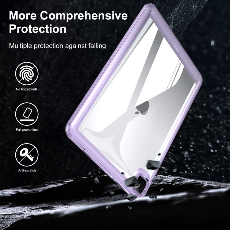 For iPad Air 11 2025 / 2024 Transparent Acrylic Tablet Case(Pink) - iPad Air 11 2025 / 2024 Cases by PMC TechLife | Online Shopping South Africa | PMC TechLife | Buy Now Pay Later Mobicred