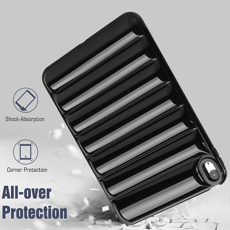 For iPad Air 11 2024 Eiderdown Cushion Shockproof Tablet Case(Black) - iPad Air 11 2024 Cases by PMC TechLife | Online Shopping South Africa | PMC TechLife | Buy Now Pay Later Mobicred