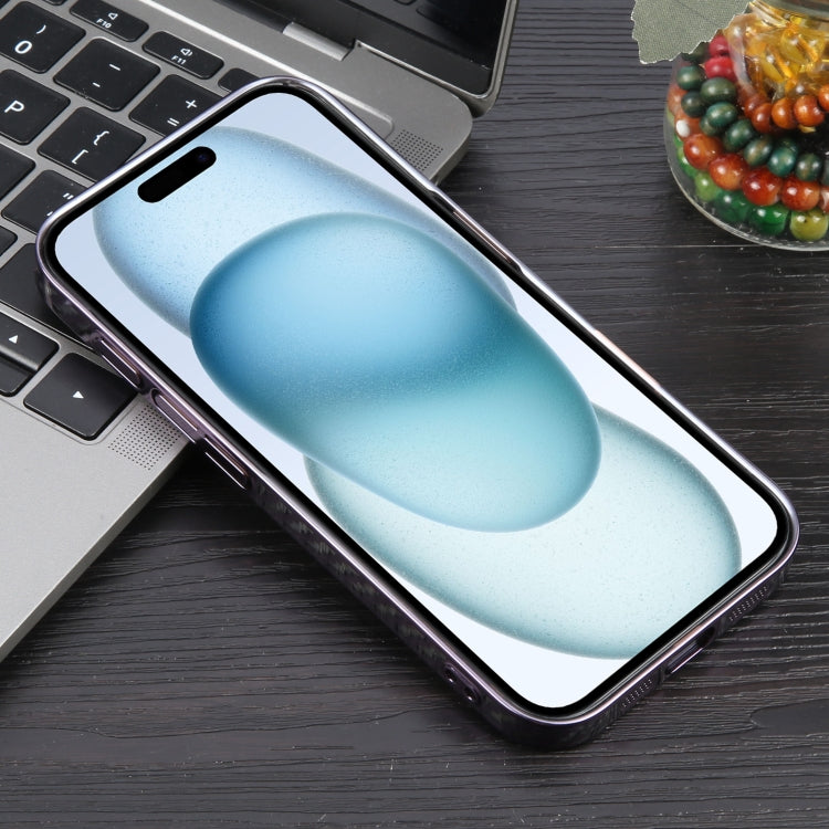 For iPhone 16 Plus 6D Plated Carbon Fiber Clear Magsafe PC Phone Case(Aurora Purple) - free shipping - PMC Jewellery - Order now!