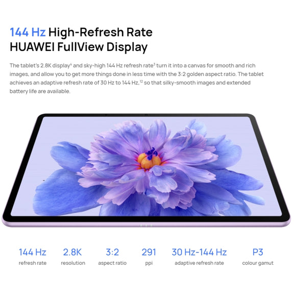 HUAWEI MatePad 11.5S PaperMatte Edition WIFI, 8GB+256GB, HarmonyOS 4.2 Hisilicon Kirin 9000WL, Not Support Google Play(Purple)