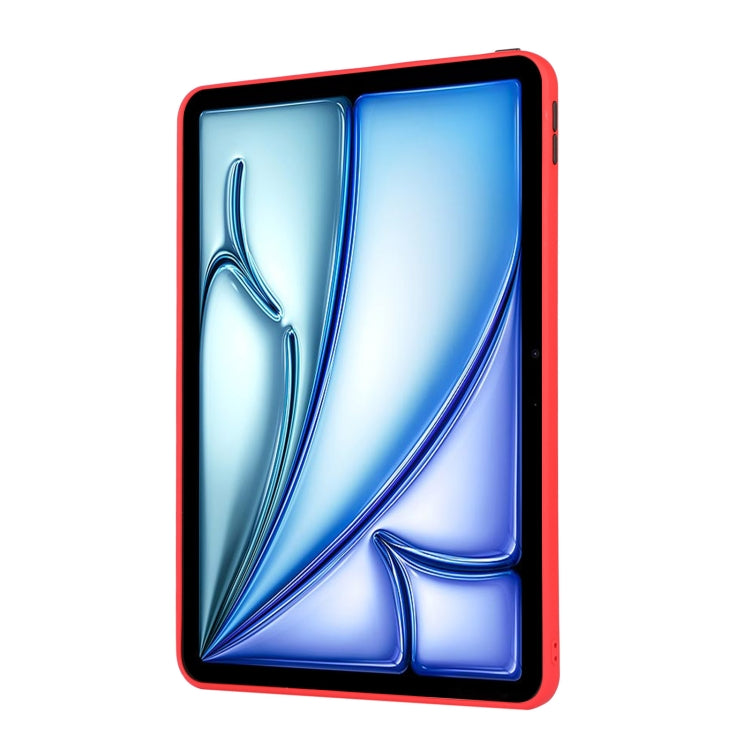 For iPad Air 11 2025 / 2024 Skin Feel 2 in 1 PC Hybrid TPU Tablet Case(Red) - iPad Air 11 2025 / 2024 Cases by PMC TechLife | Online Shopping South Africa | PMC TechLife | Buy Now Pay Later Mobicred