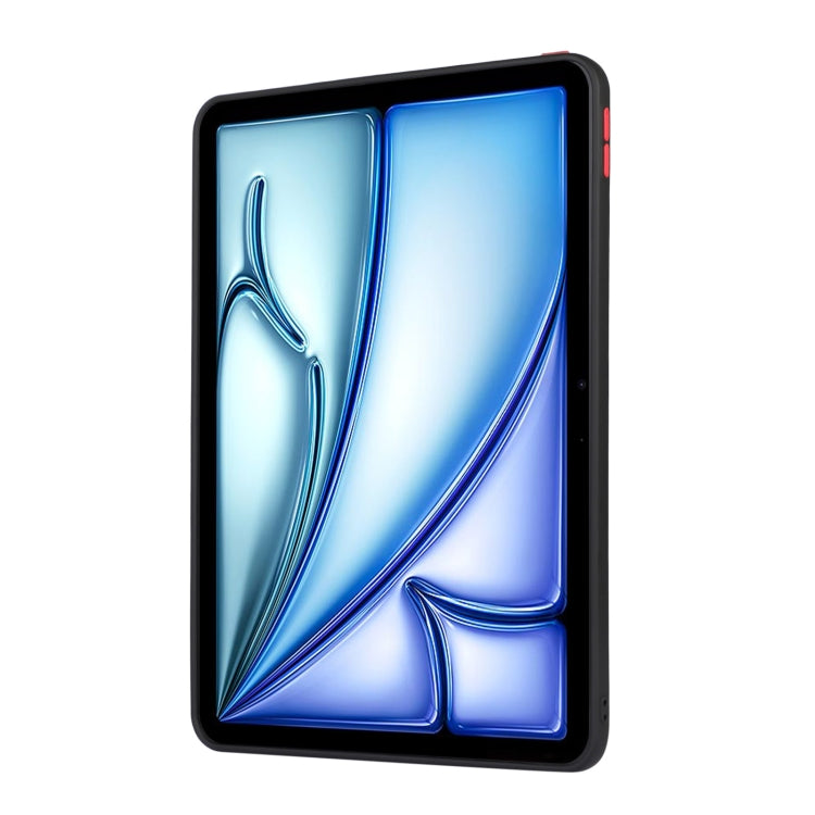 For iPad Air 11 2025 / 2024 Skin Feel 2 in 1 PC Hybrid TPU Tablet Case(Black) - iPad Air 11 2025 / 2024 Cases by PMC TechLife | Online Shopping South Africa | PMC TechLife | Buy Now Pay Later Mobicred