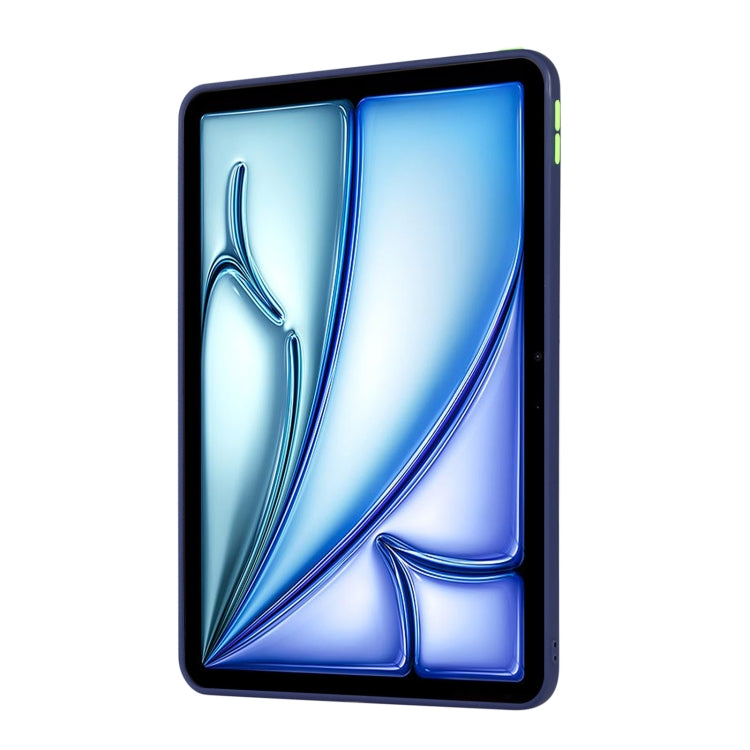 For iPad Air 11 2024 Skin Feel 2 in 1 PC Hybrid TPU Tablet Case(Blue) - iPad Pro 11 2024 Cases by PMC TechLife | Online Shopping South Africa | PMC TechLife | Buy Now Pay Later Mobicred