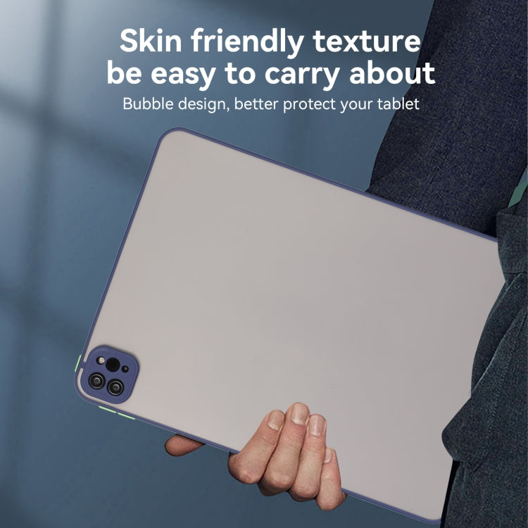 For iPad Air 11 2024 Skin Feel 2 in 1 PC Hybrid TPU Tablet Case(Blue) - iPad Pro 11 2024 Cases by PMC TechLife | Online Shopping South Africa | PMC TechLife | Buy Now Pay Later Mobicred