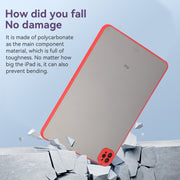 For iPad Air 13 2024 Skin Feel 2 in 1 PC Hybrid TPU Tablet Case(Red)