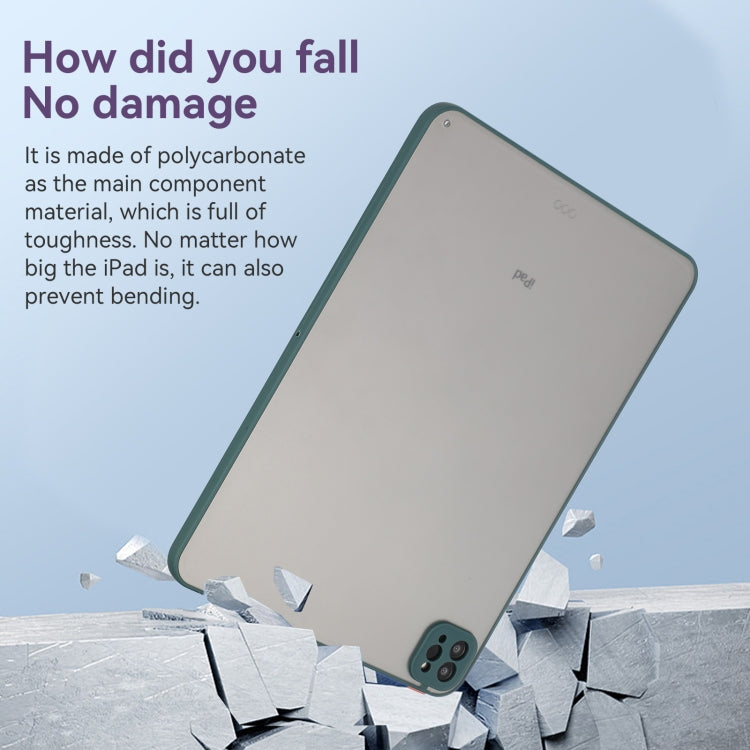 For iPad Air 13 2025 / 2024 Skin Feel 2 in 1 PC Hybrid TPU Tablet Case(Green) - free shipping - PMC TechLife - Order now!