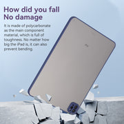 For iPad Air 13 2024 Skin Feel 2 in 1 PC Hybrid TPU Tablet Case(Blue)