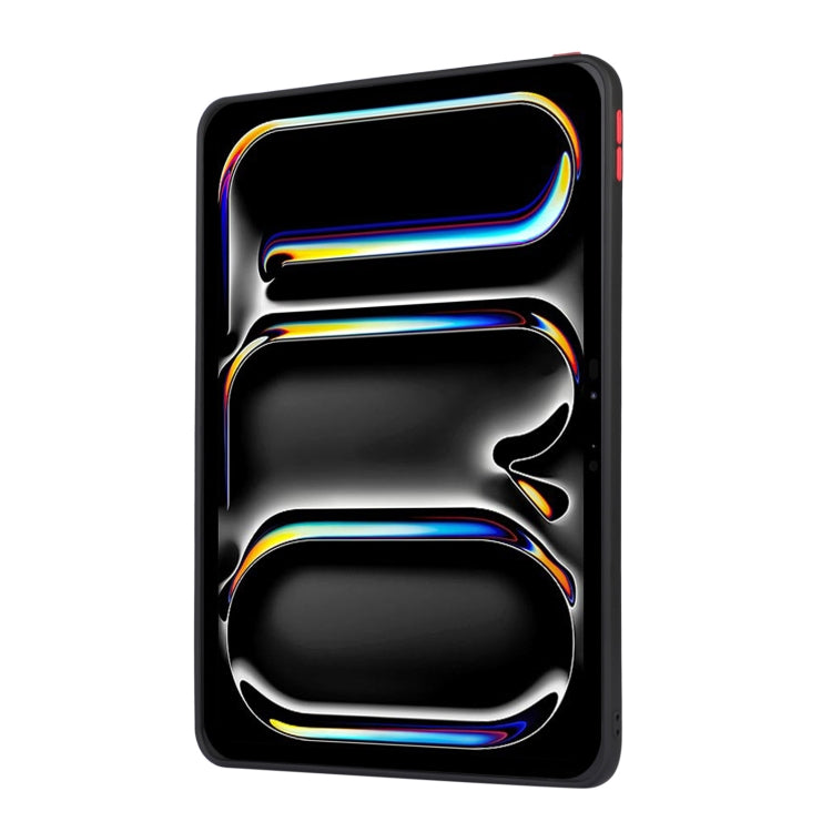 For iPad Pro 11 2024 Skin Feel 2 in 1 PC Hybrid TPU Tablet Case(Black) - iPad Pro 11 2024 Cases by PMC TechLife | Online Shopping South Africa | PMC TechLife | Buy Now Pay Later Mobicred