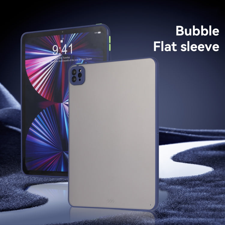 For iPad Pro 11 2024 Skin Feel 2 in 1 PC Hybrid TPU Tablet Case(Blue) - free shipping - PMC TechLife - Order now!