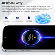 i15 Pro Max / Q5A, 6GB+128GB, 6.5 inch Screen, Face Identification, Android 10 MTK6762 Octa Core, OTG, NFC, Network: 4G, Dual SIM(Titanium Black)