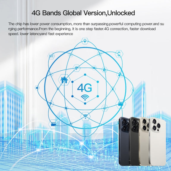 i15 Pro Max / Q5A, 6GB+128GB, 6.5 inch Screen, Face Identification, Android 10 MTK6762 Octa Core, OTG, NFC, Network: 4G, Dual SIM(Titanium Blue)