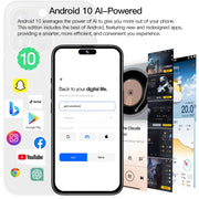i15 Pro Max / Q5A, 6GB+128GB, 6.5 inch Screen, Face Identification, Android 10 MTK6762 Octa Core, OTG, NFC, Network: 4G, Dual SIM(Titanium Black)