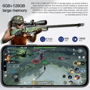 i15 Pro Max / Q5A, 6GB+128GB, 6.5 inch Screen, Face Identification, Android 10 MTK6762 Octa Core, OTG, NFC, Network: 4G, Dual SIM(Titanium Black)