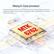 i15 Pro Max / Q5A, 6GB+128GB, 6.5 inch Screen, Face Identification, Android 10 MTK6762 Octa Core, OTG, NFC, Network: 4G, Dual SIM(Titanium Black)