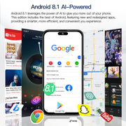 i15 Pro Max / Q5, 2GB+16GB, 6.5 inch Screen, Face Identification, Android 8.1 MTK6580P Quad Core, Network: 3G, Dual SIM(Titanium Black)