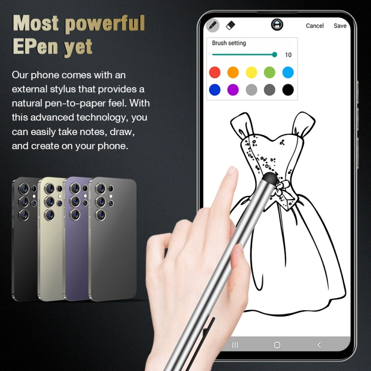 S24 Ultra / C24, 2GB+16GB, 6.8 inch Screen, Android 8.1 7731E Quad Core, Network: 3G, OTG, Dual SIM(Grey)