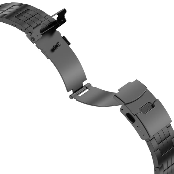 For Apple Watch 38mm Armor 5-bead Titanium Watch Band(Silver)
