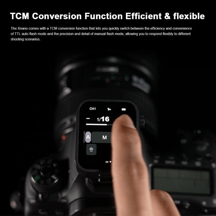 Godox X3 TTL Wireless Flash Trigger Touch Screen Flash Transmitter For Olympus / Panasonic(Black) - free shipping - PMC TechLife - Order now!