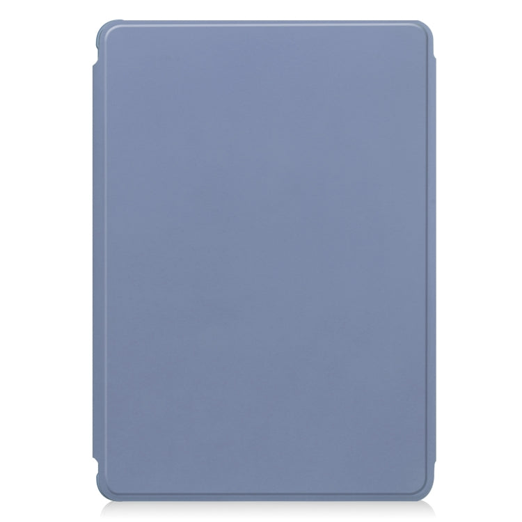 For iPad Air 13 2024 Transparent Rotation Smart Leather Tablet Case(Lavender)