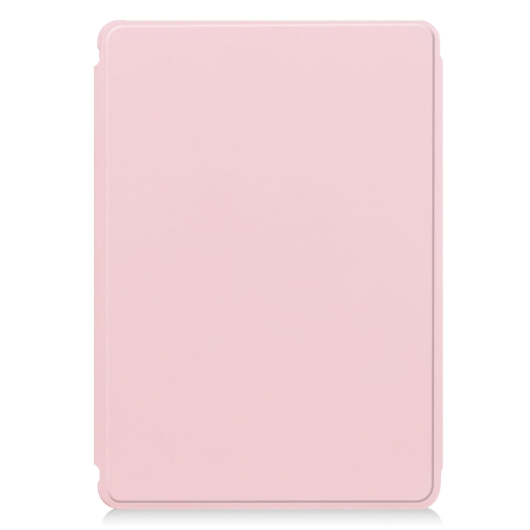 For iPad Air 11 2024 Transparent Rotation Smart Leather Tablet Case(Pink) - iPad Air 11 2024 Cases by PMC TechLife | Online Shopping South Africa | PMC TechLife | Buy Now Pay Later Mobicred