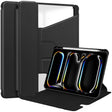 For iPad Pro 11 2024 Transparent Rotation Smart Leather Tablet Case(Black) - iPad Pro 11 2024 Cases by PMC TechLife | Online Shopping South Africa | PMC TechLife | Buy Now Pay Later Mobicred