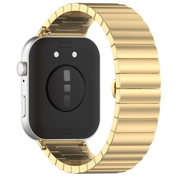 For Huawei Watch Fit3 One Bead Stainless Steel Watch Band(Gold)