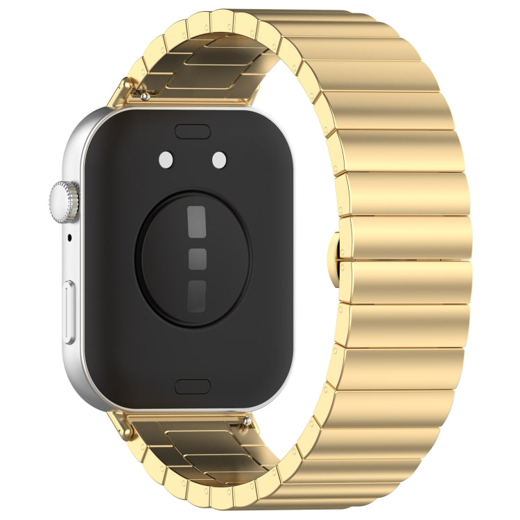 For Huawei Watch Fit3 One Bead Stainless Steel Watch Band(Gold)