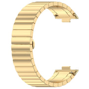 For Huawei Watch Fit3 One Bead Stainless Steel Watch Band(Gold)