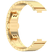 For Huawei Watch Fit3 One Bead Stainless Steel Watch Band(Gold)