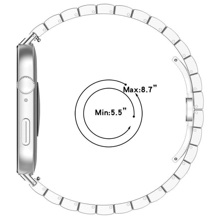 For Huawei Watch Fit3 One Bead Stainless Steel Watch Band(Rose Gold) - free shipping - PMC TechLife - Order now!