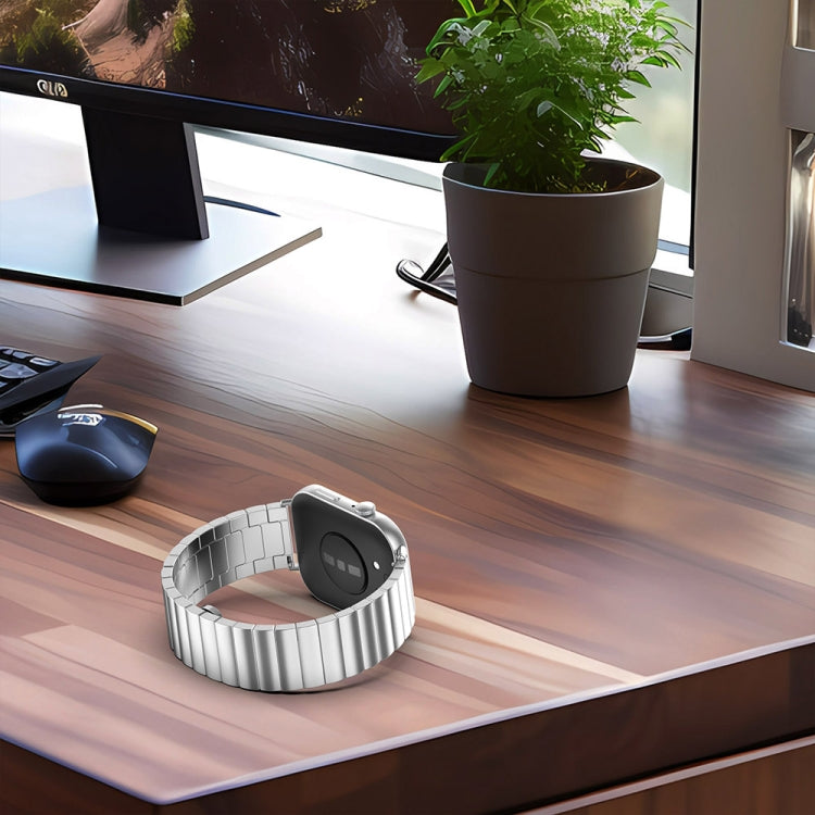 For Huawei Watch Fit3 One Bead Stainless Steel Watch Band(Silver) - free shipping - PMC TechLife - Order now!