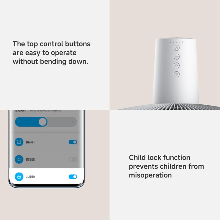 Xiaomi Mijia Smart Floor Fan, US Plug(White) - free shipping - PMC TechLife - Order now!