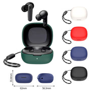 For Anker Soundcore R50i / P20i Bluetooth Earphone Silicone Protective Case(White)