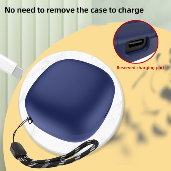 For Anker Soundcore R50i / P20i Bluetooth Earphone Silicone Protective Case(White)