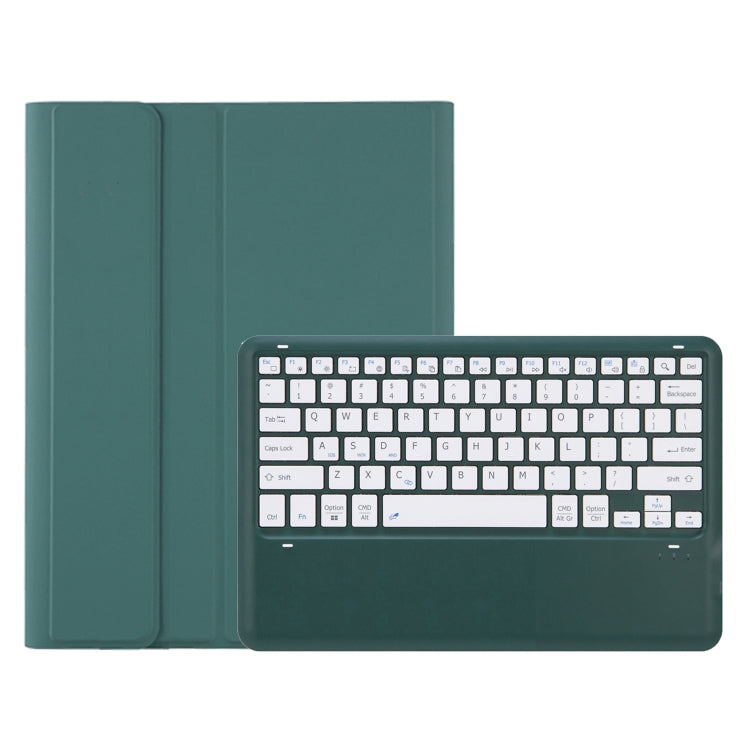 For iPad Pro 13 2024 A13B Detachable Ultra-Thin Bluetooth Keyboard Leather Tablet Case with Pen Slot(Dark Green) - For iPad Pro by PMC TechLife | Online Shopping South Africa | PMC TechLife | Buy Now Pay Later Mobicred
