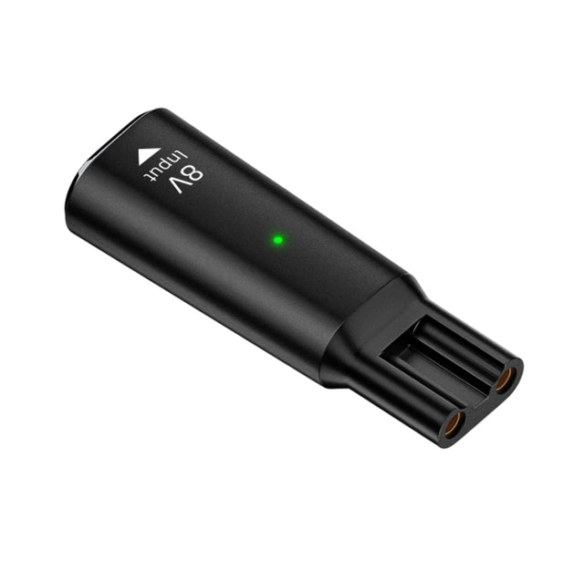 Shaver / Clipper Charging Adapter for Philips, Interface:Type-C to 8V Oval(Black)