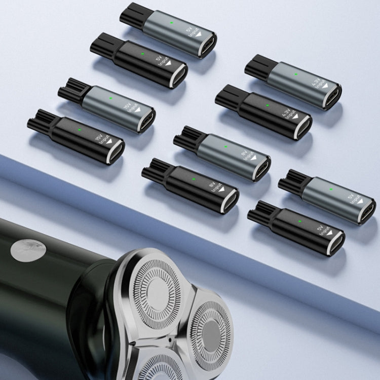 Shaver / Clipper Charging Adapter for Philips, Interface:Type-C to 5V Single Slot(Grey) - Shavers Parts by PMC TechLife | Online Shopping South Africa | PMC TechLife | Buy Now Pay Later Mobicred