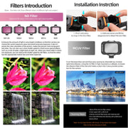 For DJI Avata 2 Sunnylife Camera Lens Filter, Filter:ND64