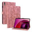 For Lenovo Tab M10 5G 2023 Lily Embossed Leather Tablet Case(Pink) - Lenovo by PMC TechLife | Online Shopping South Africa | PMC TechLife | Buy Now Pay Later Mobicred