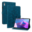 For Lenovo Tab P11 Gen 2 11.5 Lily Embossed Leather Tablet Case(Dark Blue) - Lenovo by PMC TechLife | Online Shopping South Africa | PMC TechLife | Buy Now Pay Later Mobicred
