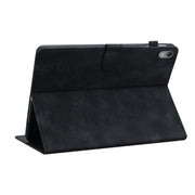 For Lenovo Tab P11 /Xiaoxin Pad Plus Lily Embossed Leather Tablet Case(Black)