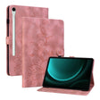 For Samsung Galaxy Tab S9 / S9 FE Lily Embossed Leather Tablet Case(Pink) - free shipping - PMC Jewellery - Order now!