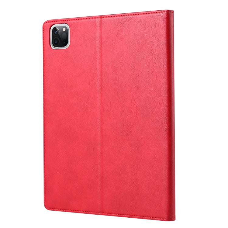 For iPad Pro 13 2024 Knead Skin Texture Horizontal Flip Leather Smart Tablet Case(Red) - iPad Pro 13 2024 Cases by PMC TechLife | Online Shopping South Africa | PMC TechLife | Buy Now Pay Later Mobicred
