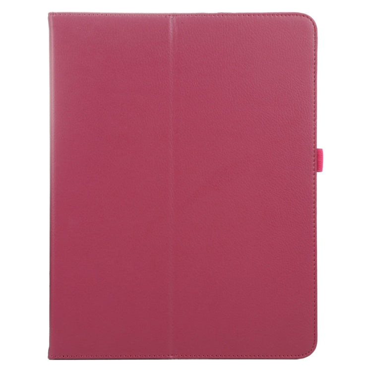For iPad Air 11 2025 / 2024 Litchi Texture Solid Color Leather Tablet Case(Rose Red) - iPad Air 11 2025 / 2024 Cases by PMC TechLife | Online Shopping South Africa | PMC TechLife | Buy Now Pay Later Mobicred