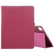 For iPad Air 11 2025 / 2024 Litchi Texture Solid Color Leather Tablet Case(Rose Red)