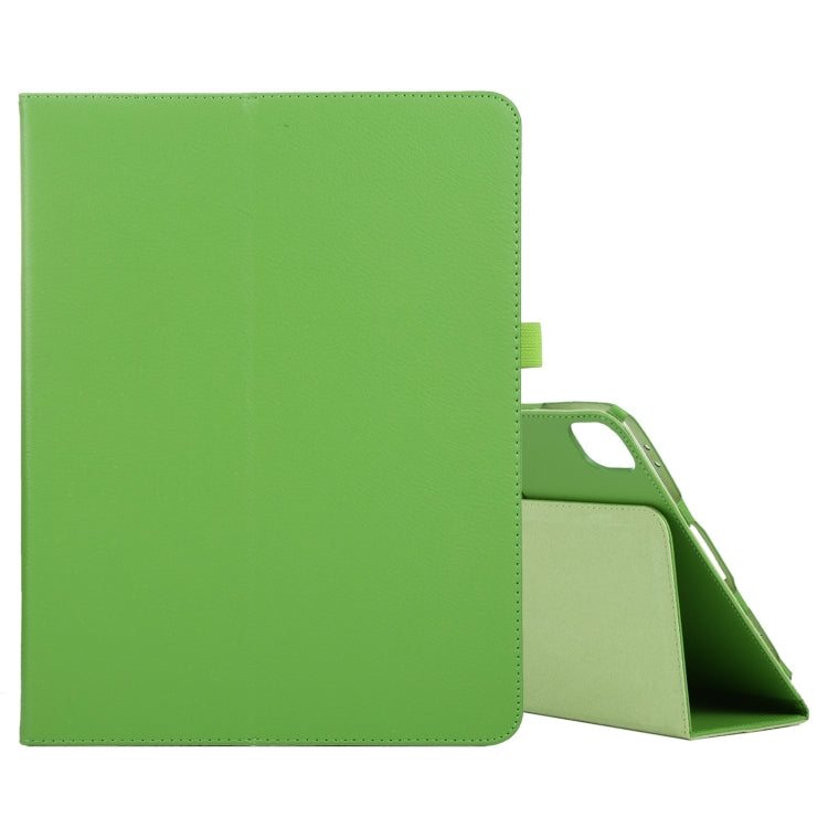 For iPad Air 11 2025 / 2024 Litchi Texture Solid Color Leather Tablet Case(Green) - iPad Air 11 2025 / 2024 Cases by PMC TechLife | Online Shopping South Africa | PMC TechLife | Buy Now Pay Later Mobicred