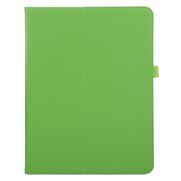 For iPad Air 11 2025 / 2024 Litchi Texture Solid Color Leather Tablet Case(Green)
