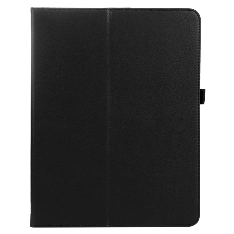 For iPad Air 11 2025 / 2024 Litchi Texture Solid Color Leather Tablet Case(Black)